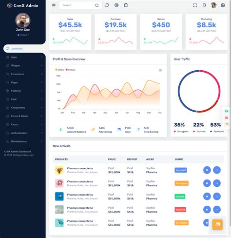Bootstrap Crm Template
